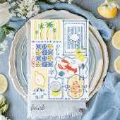 Invitation That's Amore Hand Drawn Coastal Bridal Shower