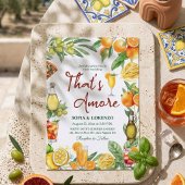 Invitation That's Amore Italian Citrus Cocktail Wedding 