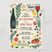 Invitation That's Amore Italian Food CUSTOM Engagement Party (Devant)