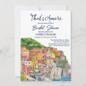 Invitation That's Amore Italian Riviera Bridal Shower (Devant)