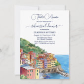 Invitation That's Amore Italian Riviera Rehearsal Dinner (Devant)