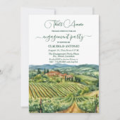 Invitation That's Amore Italian Vineyard Engagement Party (Devant)