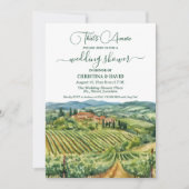 Invitation That's Amore Italian Vineyard Wedding Shower (Devant)
