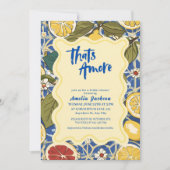 Invitation Thats amore mediterraneen citron nuptiale douche (Devant)