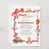 Invitation That's Amore Whimsical Italian Bridal Shower (Devant)