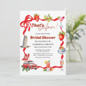 Invitation That's Amore Whimsical Italian Bridal Shower (Debout devant)