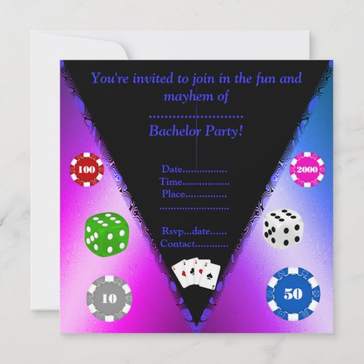 Invitation THATS COMMENT JE RALLIE LE gradient D'INVITATION B (Dos)