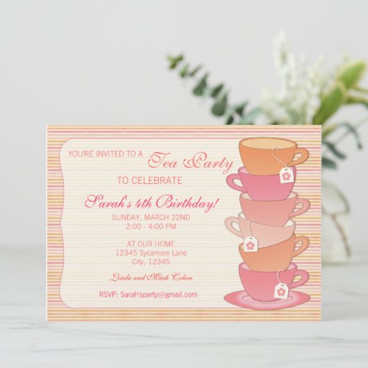 Invitation Thé (Debout devant)