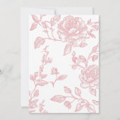 Invitation Thé à deux Baby showers jumeaux Tea Party (Dos)