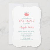 Invitation Thé à la fête des Roses anglaises Union Jack (Devant)