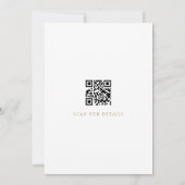 Invitation Thé à la Parisienne Code QR Enterrement de Vie de (Dos)