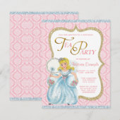 Invitation Thé à la princesse (Devant / Derrière)