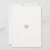 Invitation Thé baby shower (Dos)