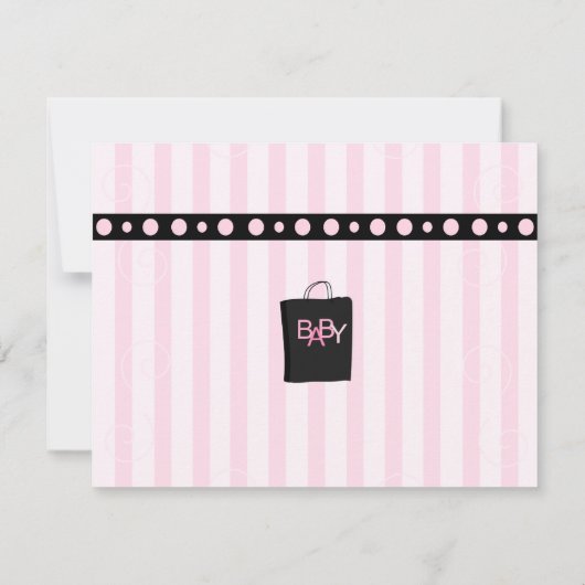 Invitation Thé bébé (Dos)