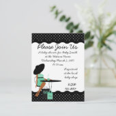 Invitation Thé bébé (Debout devant)