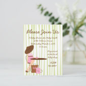 Invitation Thé bébé (Debout devant)