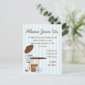 Invitation Thé bébé (Debout devant)