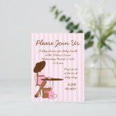 Invitation Thé bébé (Debout devant)