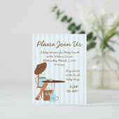 Invitation Thé bébé (Debout devant)