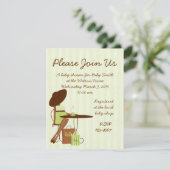 Invitation Thé bébé (Debout devant)