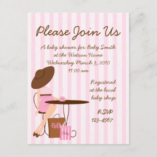 Invitation Thé bébé