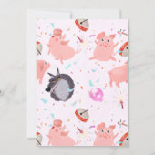 Invitation the big bad wolf and three little pigs (Dos)