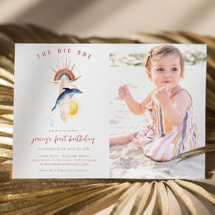 Invitation The Big One   Retro Summer Surf Anniversaire