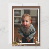 Invitation The Big One | Rustic Birthday Birthday (Dos)