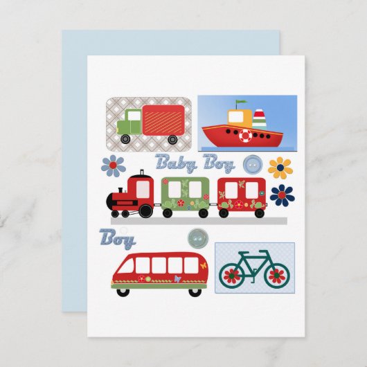 Invitation The Boy (Devant / Derrière)