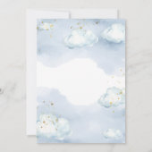 Invitation The Bride is Cloud Nine Bridal Shower Gold Glitter (Dos)
