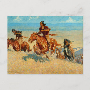 Invitation The Buffalo Runners de Frederic Remington (1909)