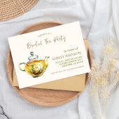 Invitation Thé dansant charmant de la Camomille