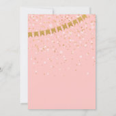 Invitation Thé dansant de mariage sur le thème de l'alice au  (Dos)