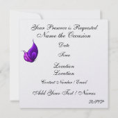 Invitation Thé dansant élégant - SRF (Dos)