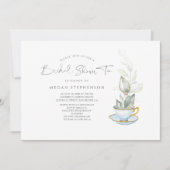 Invitation Thé de Fête des mariées écolo (Devant)