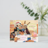 Invitation Thé de la haine Alice au pays des merveilles fête  (Debout devant)