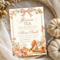 Thé de l'après-midi Coquette d'Automne Baby Shower