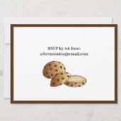 Invitation Thé de l'après-midi Fête de gâteaux britanniques G (Dos)