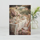 Invitation Thé de l'après-midi & Petits Pieds en Fête | Dente (Debout devant)