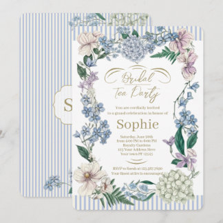 Invitation Thé de mariage