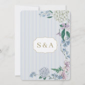 Invitation Thé de mariage (Dos)