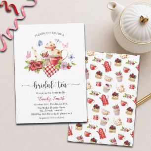 Invitation Thé de mariage floral Fête de mariage 
