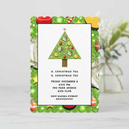 Invitation thé de Noël (Debout devant)
