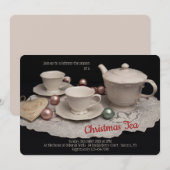 Invitation Thé de vacances  (Devant / Derrière)