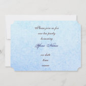 Invitation Thé élégant de grunge de victorian (Dos)