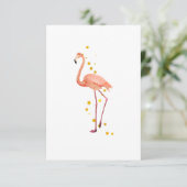 Invitation The elegant flamingo (Debout devant)