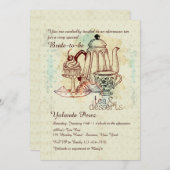 Invitation thé et dessert (Devant / Derrière)