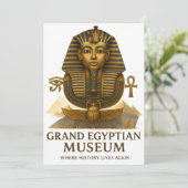 Invitation The Eternal Legacy – Grand Egyptian Museum Opening (Debout devant)