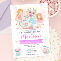 Thé féerique dans un jardin enchanté Anniversaire 