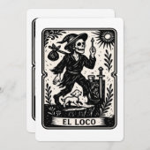 Invitation The Fool Tarot Card Art Print (Devant / Derrière)